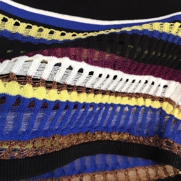 RACHEL Rachel Roy Royal Striped Sweater Skirt. S - Picture 7 of 8